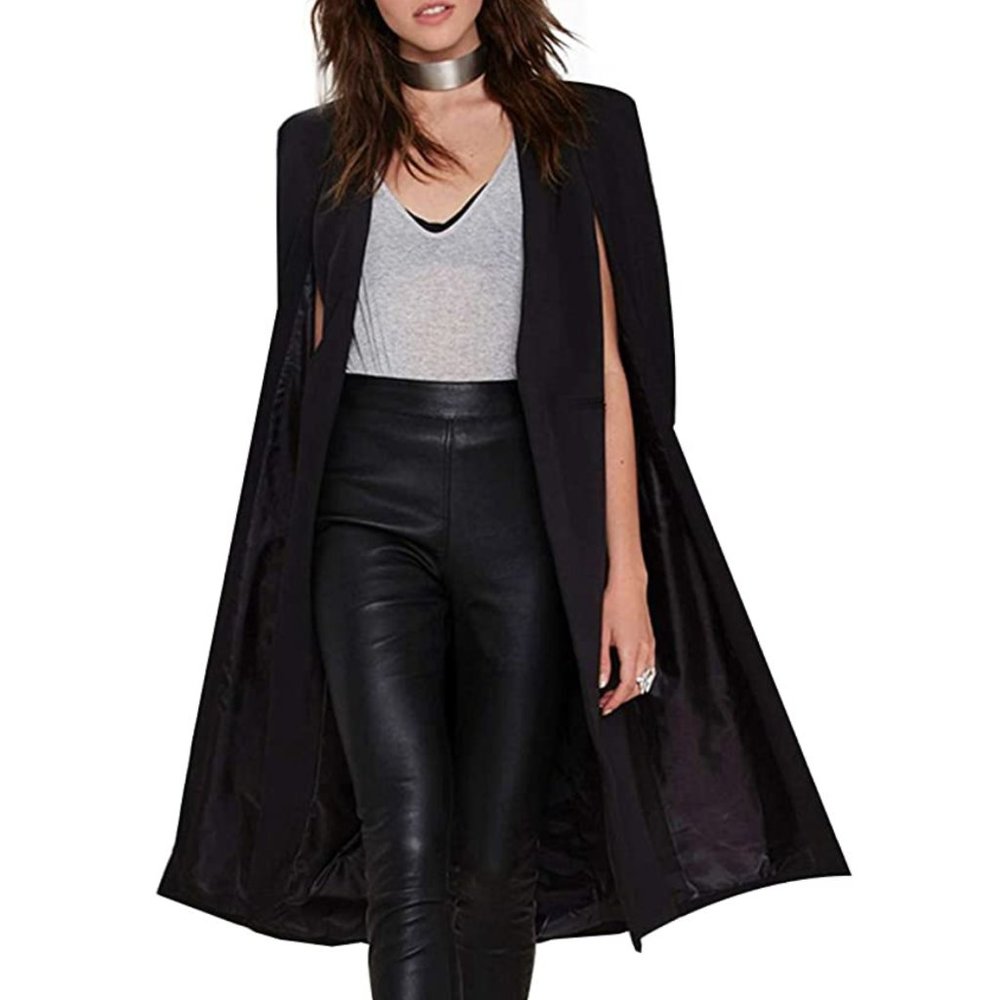 NBW Open Front Cape/Trench/Duster Coat